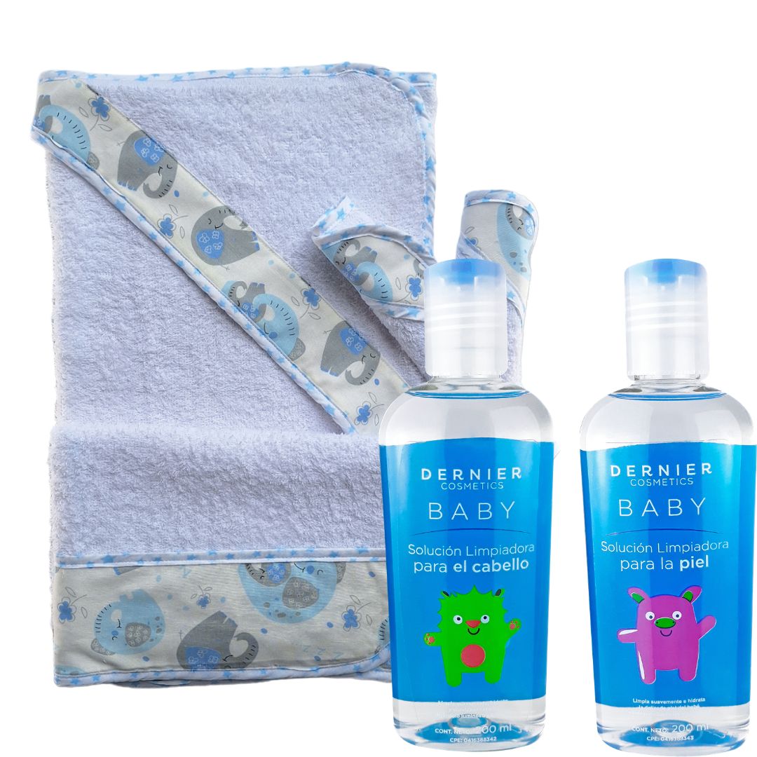 Kit de baño para bebé de burbújas