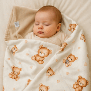 Cobija para bebé doble faz