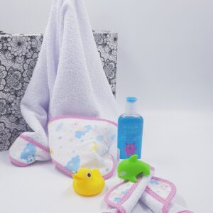 Kit de baño para bebé + jabón
