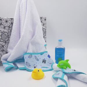 Kit de baño para bebé + shampoo